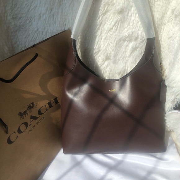 Coach Brooklyn 28 Shoulder Bag-Maple - Picture 1 of 8